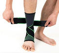 Ankle Support Compression Brace with Adjustable Wrap Strap