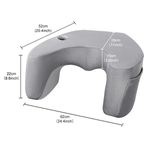 Lap pillow dimensions 62 by 52 by 22 cm