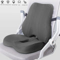 Memory Foam Seat Cushion & Lumbar Support Set for Office Chairs