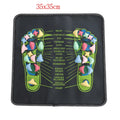 Stone Walk Reflexology Foot Massage Mat for Tired Feet, 35 cm
